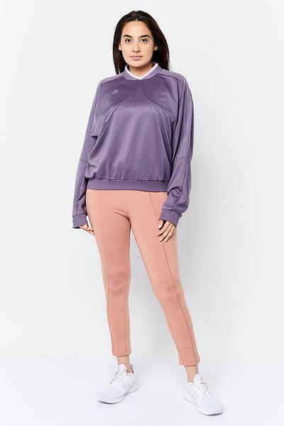 adidas Women Sportswear Fit Long Sleeves Training Sweatshirt, Purple
