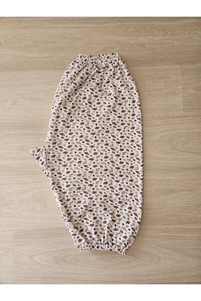 İLİBE PATTERNED RUBBER SHORT MOTHER'S PAJAMAS