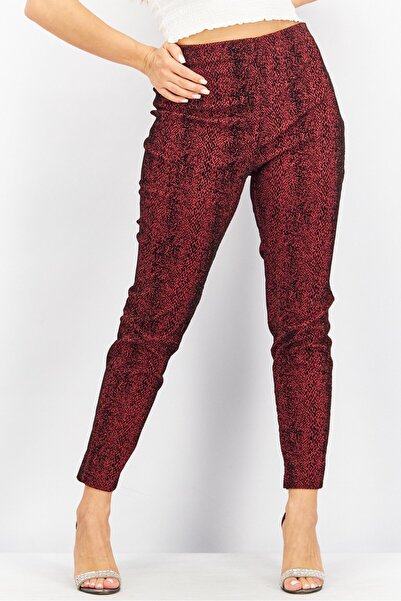 Alfani Women Skinny Fit Allover Print Pull On Pants, Brown and Black