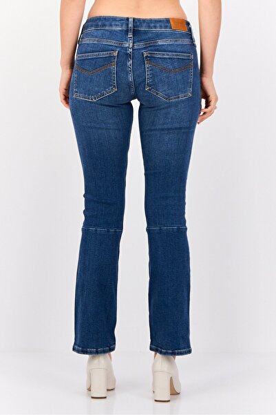 Esprit Women Bootcut Fit Washed Stretchable Jeans, Blue