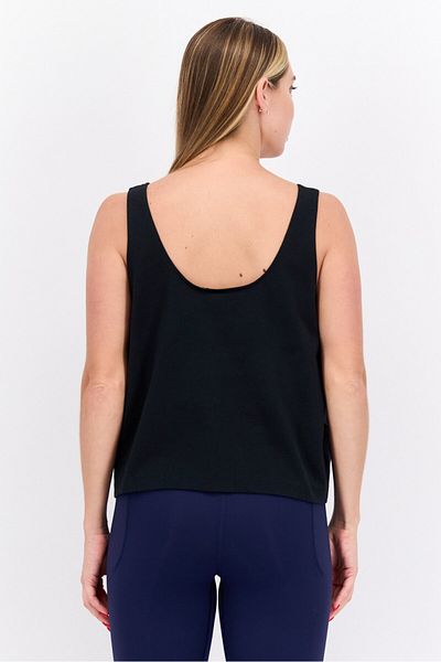 Nike Women Sportswear Fit Sleeveless Training Crop Top, Black