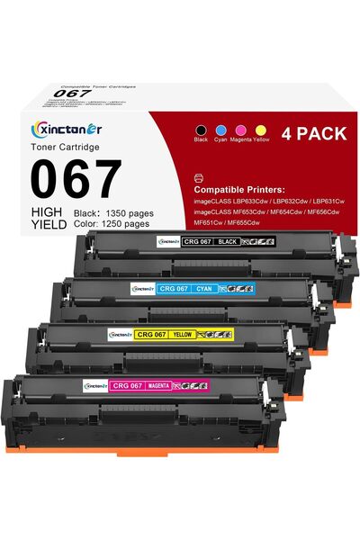 Canon CRG067 Mf655-657cdw Toner Cartridge Imageclass Mf654cdw Lbp632cdw Mf653...
