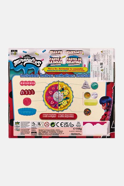 ZAG Heroez Miraculous Sprinkles n Slimy Jelly Pie Slime Set, Purple
