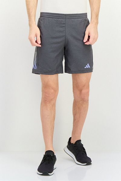 adidas Men Regular Fit 5 Inseam Running Shorts, Grey