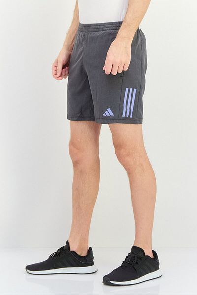 adidas Men Regular Fit 5 Inseam Running Shorts, Grey