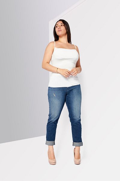 Diesel Women Square Neck Sleeveless Brand Logo T-Menty Top, White