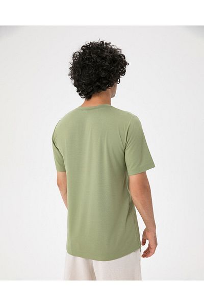 Ayma Active Ecovero ™ Green Men's Viscous Short Sleeve T-shirt