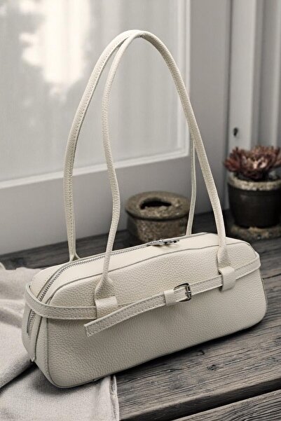 HFKY Жіноча сіра дизайнерська модель сумки через плече з натуральної шкіри Ry411