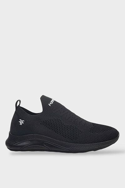 Liger Tricotaj damă Pantofi sport NEGRU - ALB