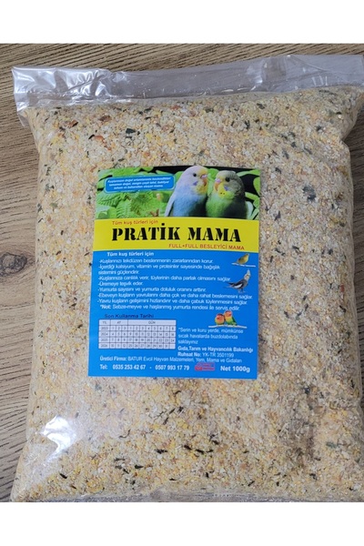 PratikPlus PRATİK KUŞ MAMASI 1 KİLO
