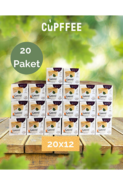Cupffee Yenilebilir Bardak 20 Paket (1 Koli) (20x12)