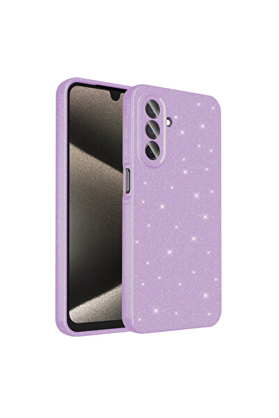 Nezih Case Samsung Galaxy A26 Uyumlu Kamera Korumalı Simli Işıltılı Renkli Pa...