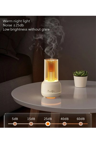EMİN ENSAR HOME 150 MI Ulrasonik Hava Nemlendirici Buhar Makinesi Ve Aroma Difüzörü H2o