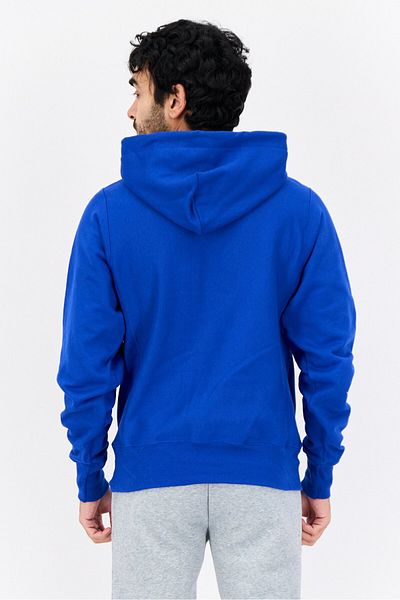 Champion Men Sportswear Fit Long Sleeve Outdoor Hoodies, Blue