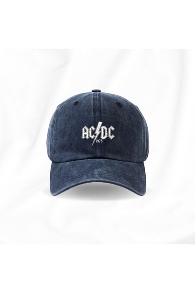 Touz Moda Vintage AC/DC εμπριμέ καπέλο Unisex με πλύσιμο