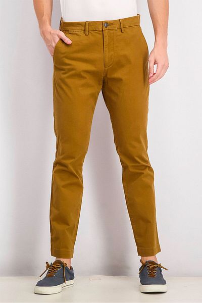 GAP Men Essential Khaki Skinny Pant, Palomino Brown