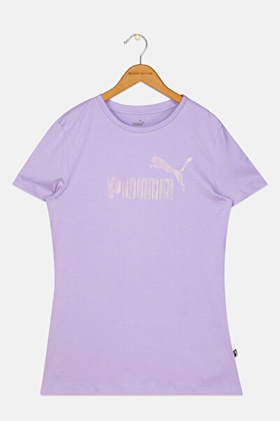 Puma Kids Girl Sportswear Fit Brand Logo Outdoor T-Shirt, Lavender