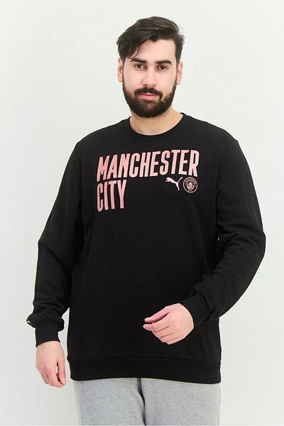 Puma Men Sportswear Fit Long Sleeve Outdoor Sweatshirt, Black