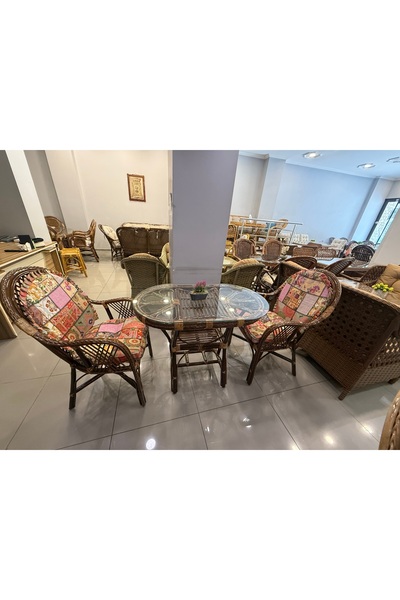 Çetinkaya Bambu bahçe mobilyası