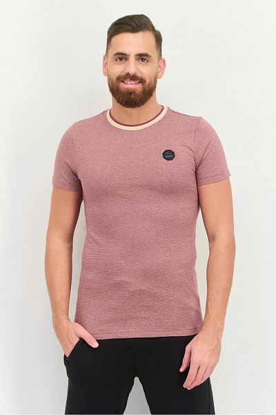 Puma Men One8 Virat Kohli Collection Sportswear Fit Short Sleeve Training T-shirt, Mauve/beige