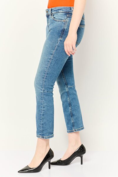 Esprit Women Bootcut Fit Washed Stretchable Jeans, Blue