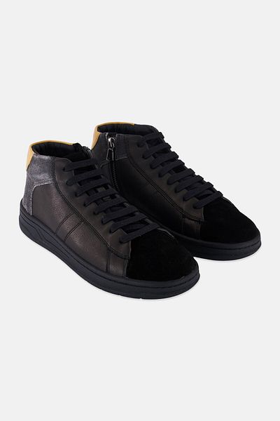 Geox Men U Magnete H Lace Up Casual Shoes, Black