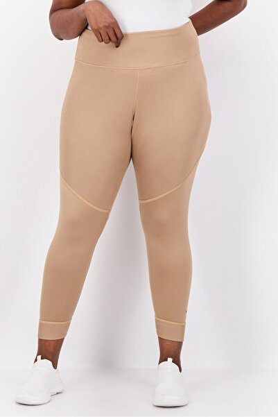 Puma Women Tight Fit Training Leggings, Dark Beige