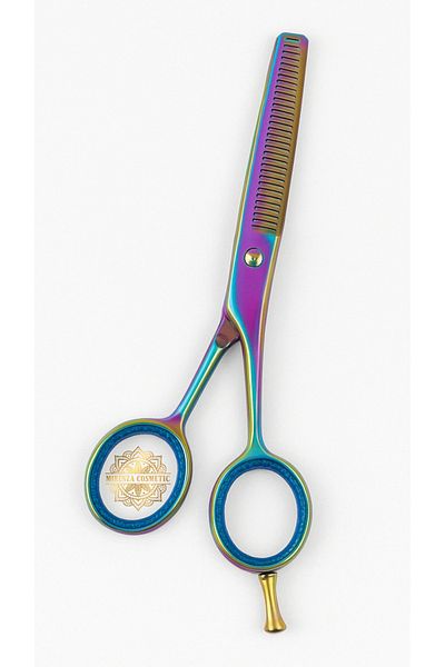 Pars Professional Hairdresser Intermediate Scissors Fine Toothed Hair Thinning Scissors Color Steel Scissors