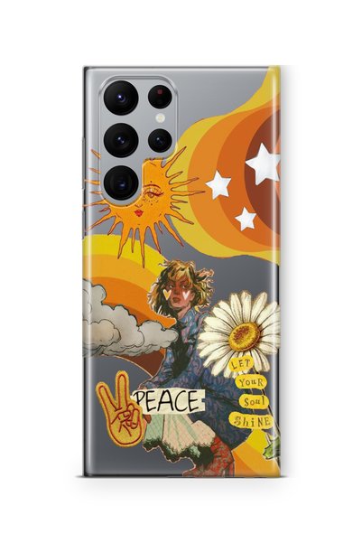 Multitronic Samsung Galaxy S23 Ultra Compatible Shining Soul Design Printed T...