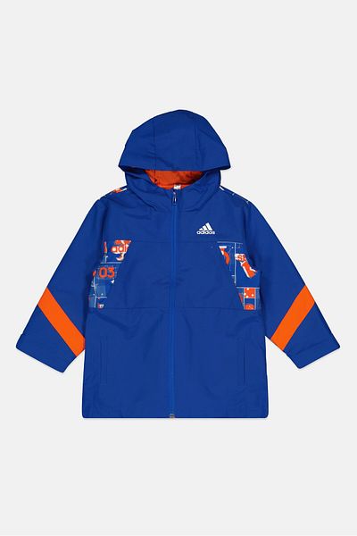 adidas Kids Boy Long Sleeves Outdoor Jacket, Blue