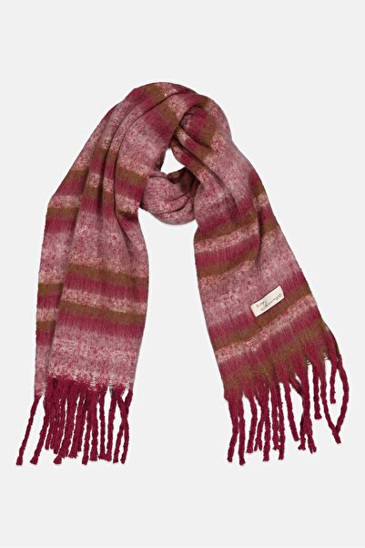 VINTAGE HAVANA وشاح نسائي مخطط بفرشاة 180 × 50 سم، متعدد الألوان