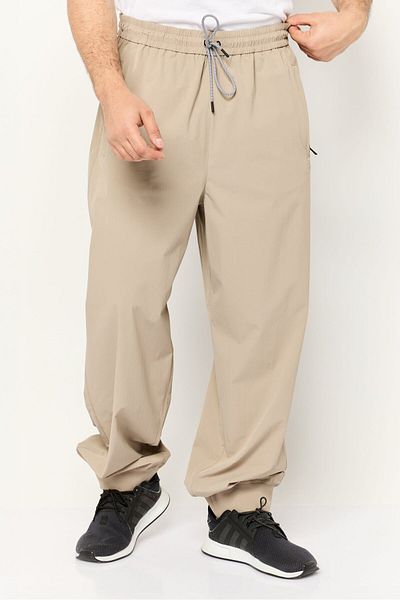 Esprit Men Regular Fit Embroidered Logo Jogger Pants, Taupe