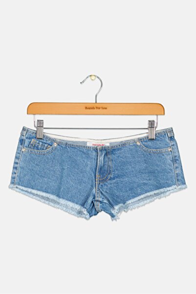 Don't Call Me Jennyfer شورت جينز مغسول للنساء، أزرق