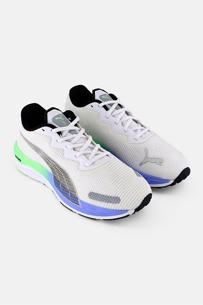 Puma Men Velocity Nitro 2 Fade Lace Up Running Shoes, White
