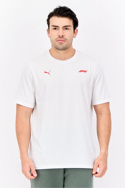 Puma Men Sportswear Fit Short Sleeves Outdoor T-shirt, White
