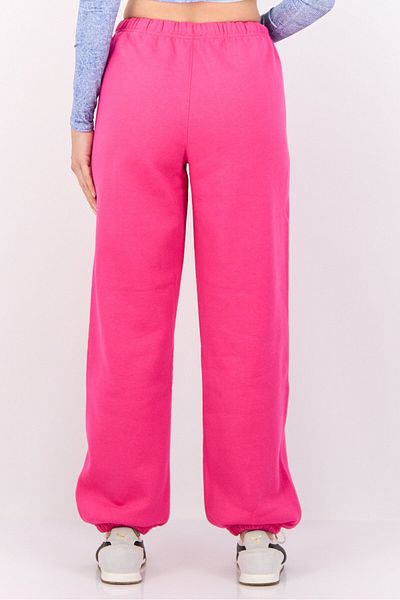 Esprit Women Regular Fit Brand Logo Jogger Pants, Dark Pink