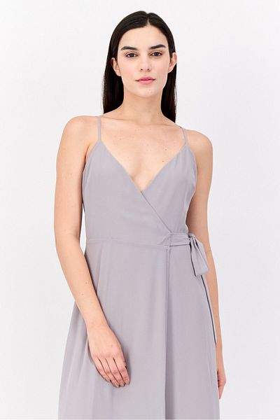 Lulus Women Solid Maxi Dress, Grey