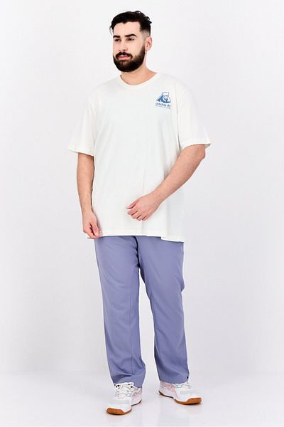 adidas Men Sportswear Fit Short Sleeve Outdoor T-shirts, Off White