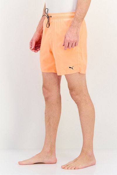 Puma Men Brand Logo Board Shorts, Orange