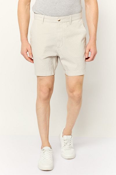 Esprit Men Textured Basic Shorts, Grey