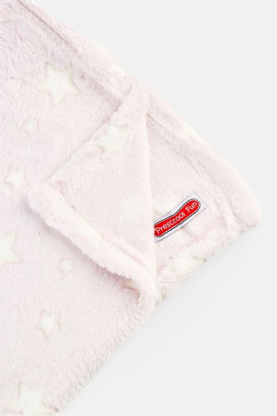 Preschool Fun Glow In The Dark Blanket 130 X 160 Cm, Pink