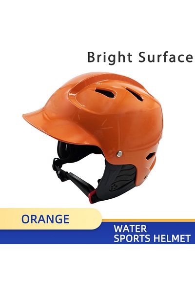 Choice Bright Orange Adjustable Water Sportssafety Helmet For Kayaking Water Skiing Canoeing 12 Colors Prot