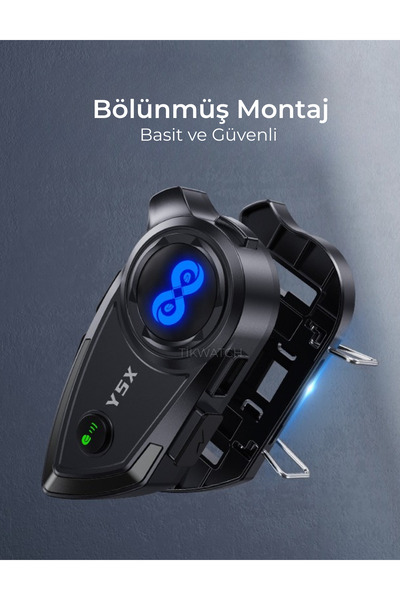 BUFS Interkom 4 Kişilik | Uzun Pil Ömrü + Gürültü Önleme + Suya Dayanıklı