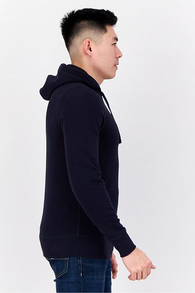 Tommy Hilfiger Men Embroidered Logo Long Sleeves Hoodie, Navy