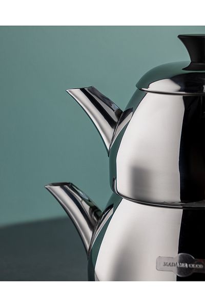 Madame Coco Monreale Teapot Set - Steel - Medium Size