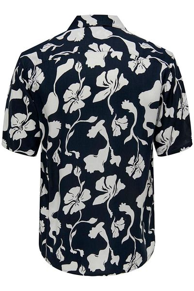 Only & Sons 22024907 Ανδρικό πουκάμισο Navy Blue