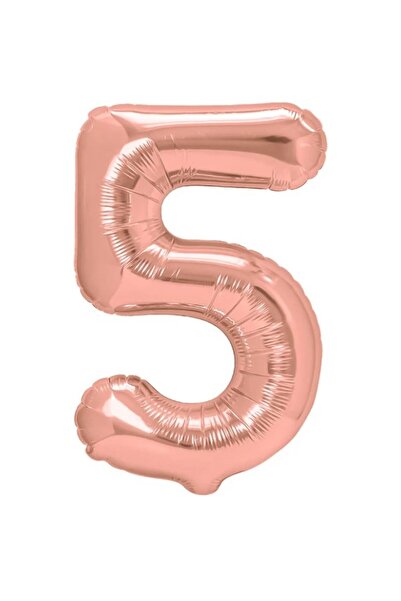 Flippy Balon Flippy, Cifra, 40 cm, , Rose Gold, Cifra 5