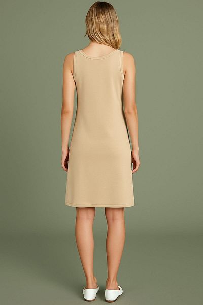 EFFE Modal Fabric Comfortable Fit Basic καθημερινό φόρεμα