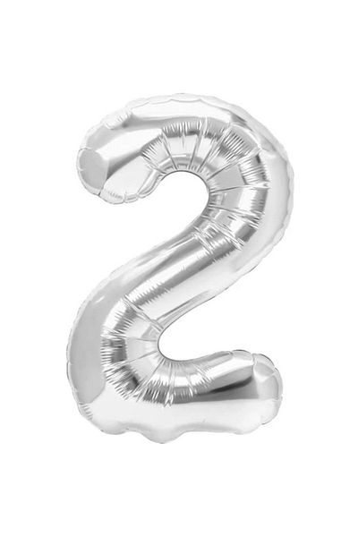 OEM Metallic Foil Balloon Figure Figurine, 40th Anniversary Theme, included with mediums