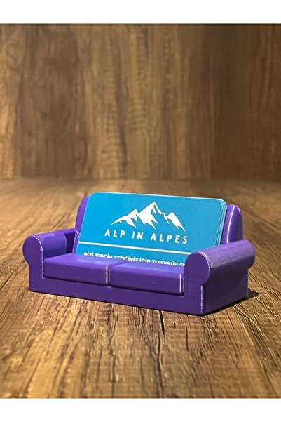 Alp in Alpes Suport pentru cărți de vizită oval pentru scaun (violet)